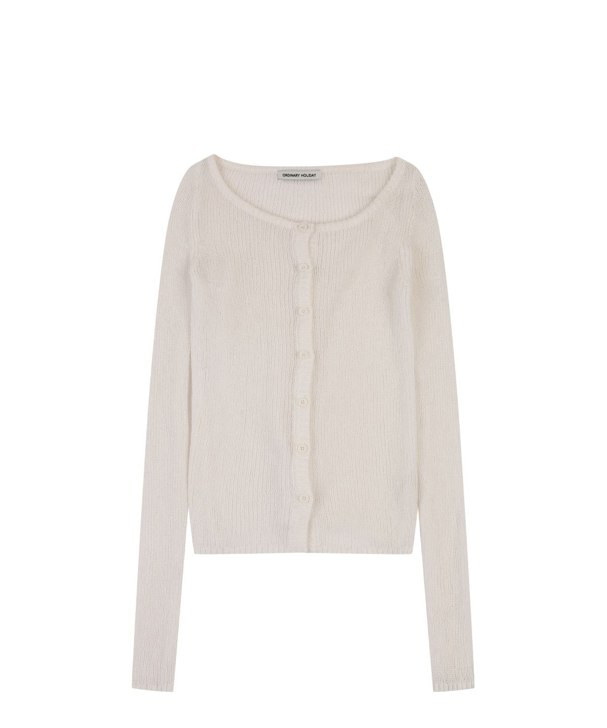 오디너리 홀리데이(ORDINARY HOLIDAY) LAYERED HALTER KNIT SET [IVORY]