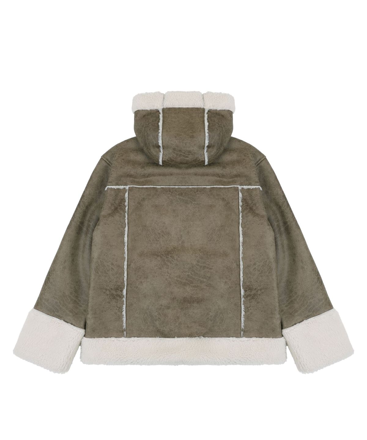 오디너리 홀리데이(ORDINARY HOLIDAY) HOODED SHEARLING JUMPER [BEIGE]