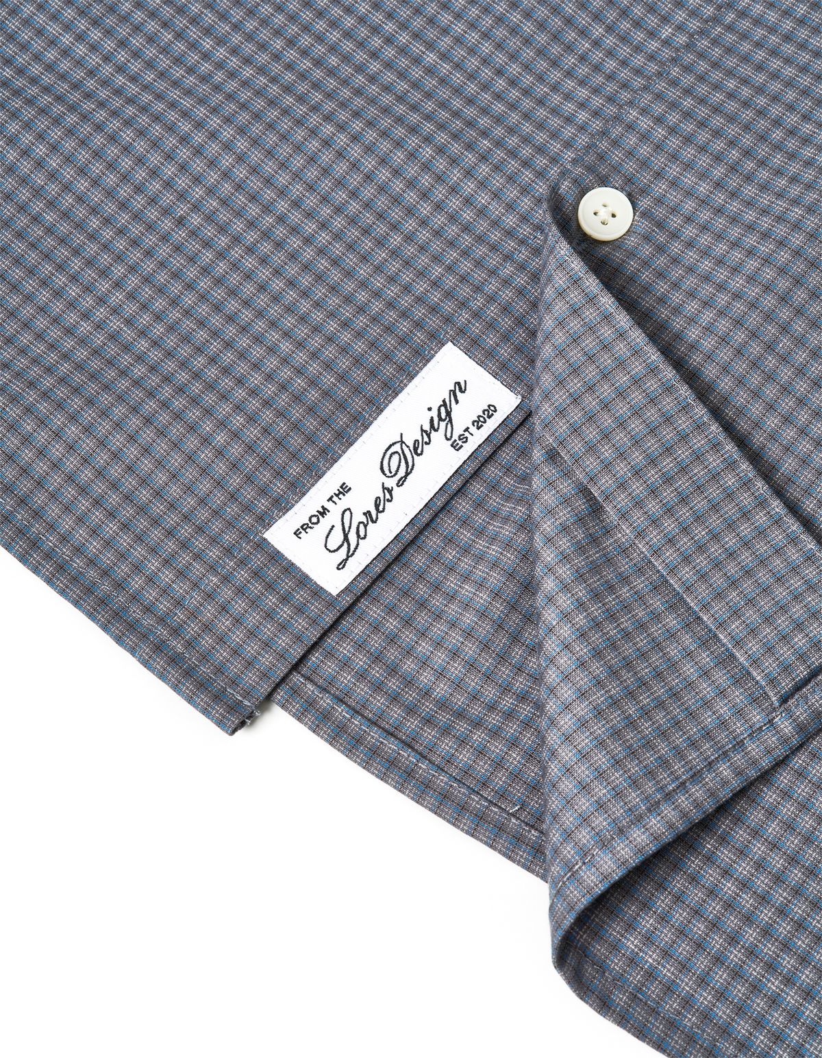 로어즈(LORES) Mini Plaid Shirts - Blue