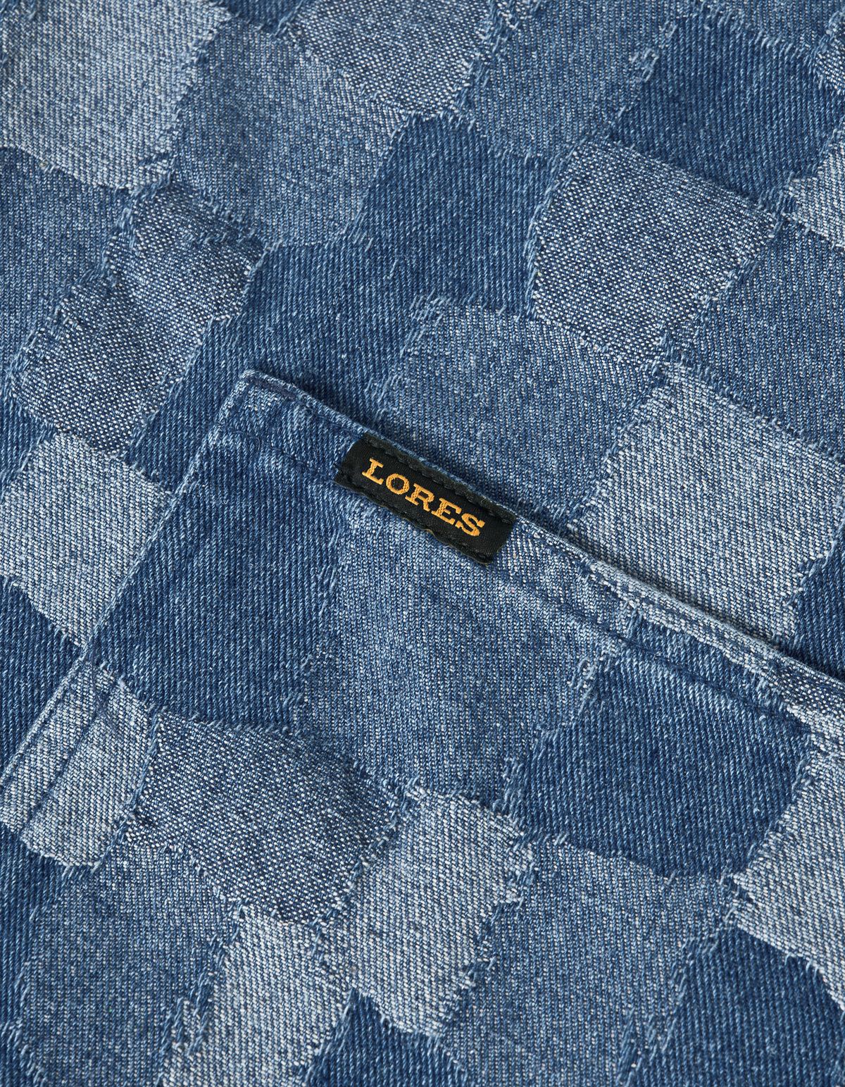 로어즈(LORES) Mosaic Denim Shop Jacket - Indigo