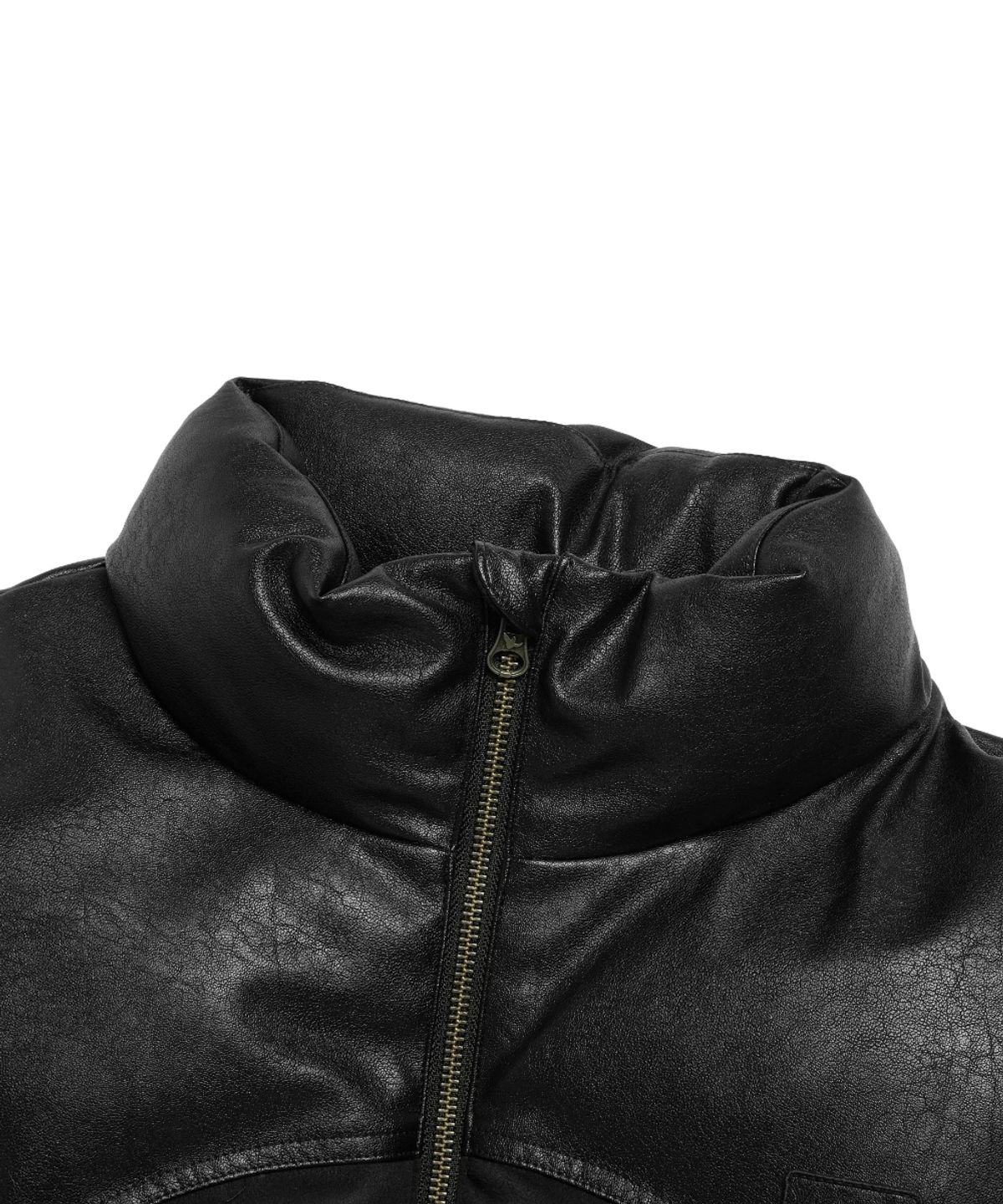 마크곤잘레스(MARK GONZALES) 스웨이드 웨스턴 푸퍼 패딩 자켓 - BLACK