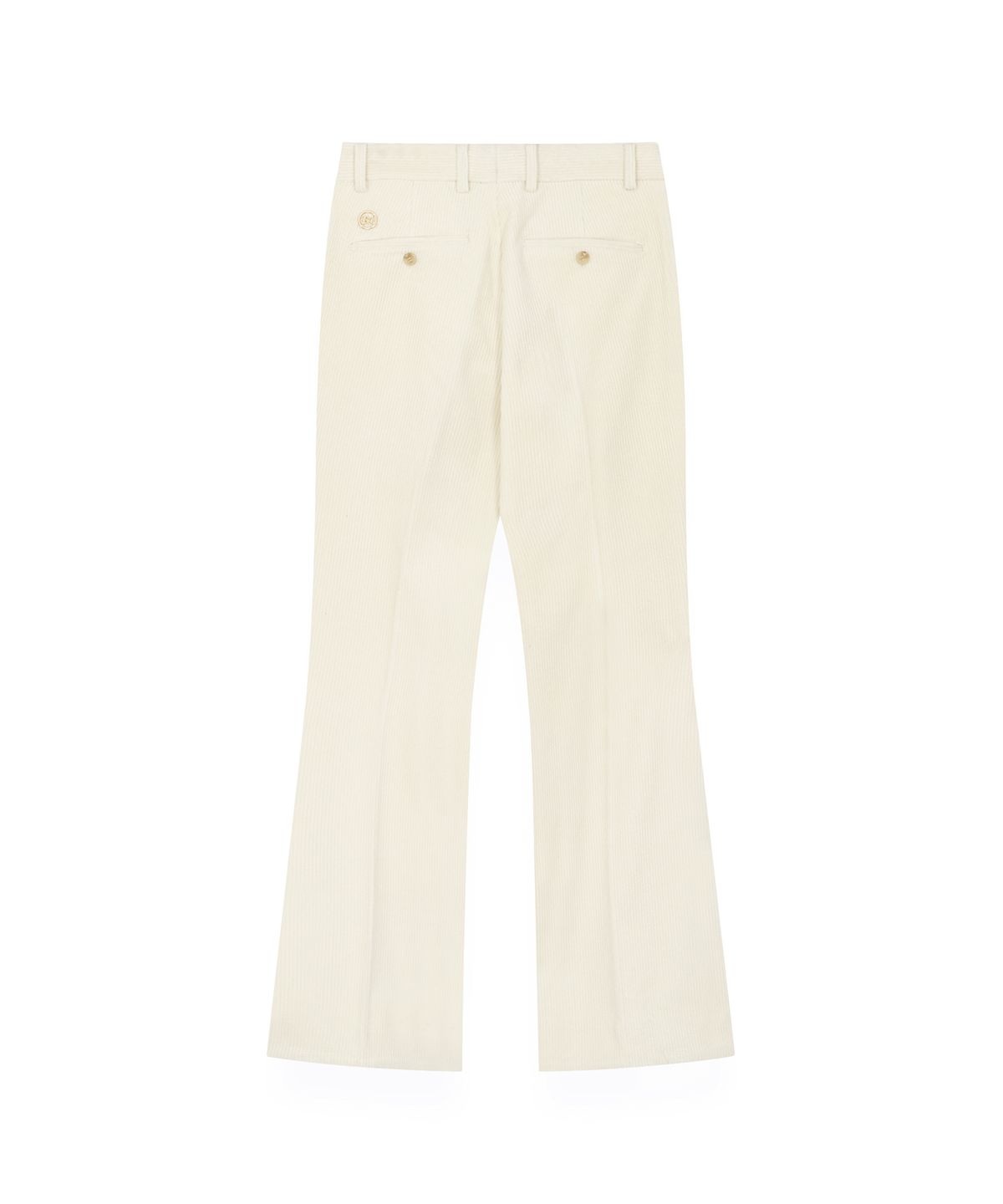 알포(R-4) R-0062 / CORDUROY BOOTCUT TROUSERS(IVORY)
