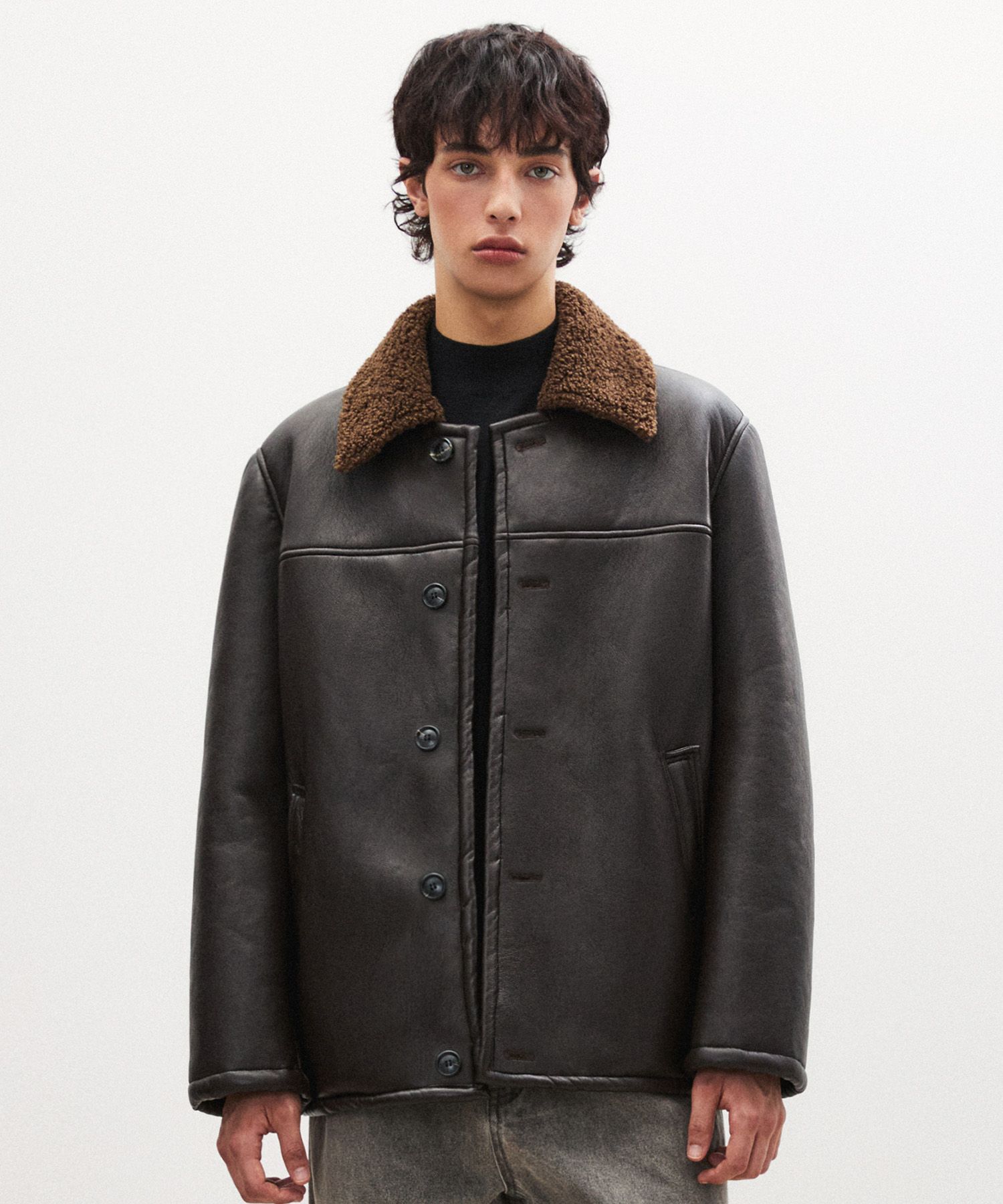 MUSINSA公式 | SUARE シアリングムートンジャケット