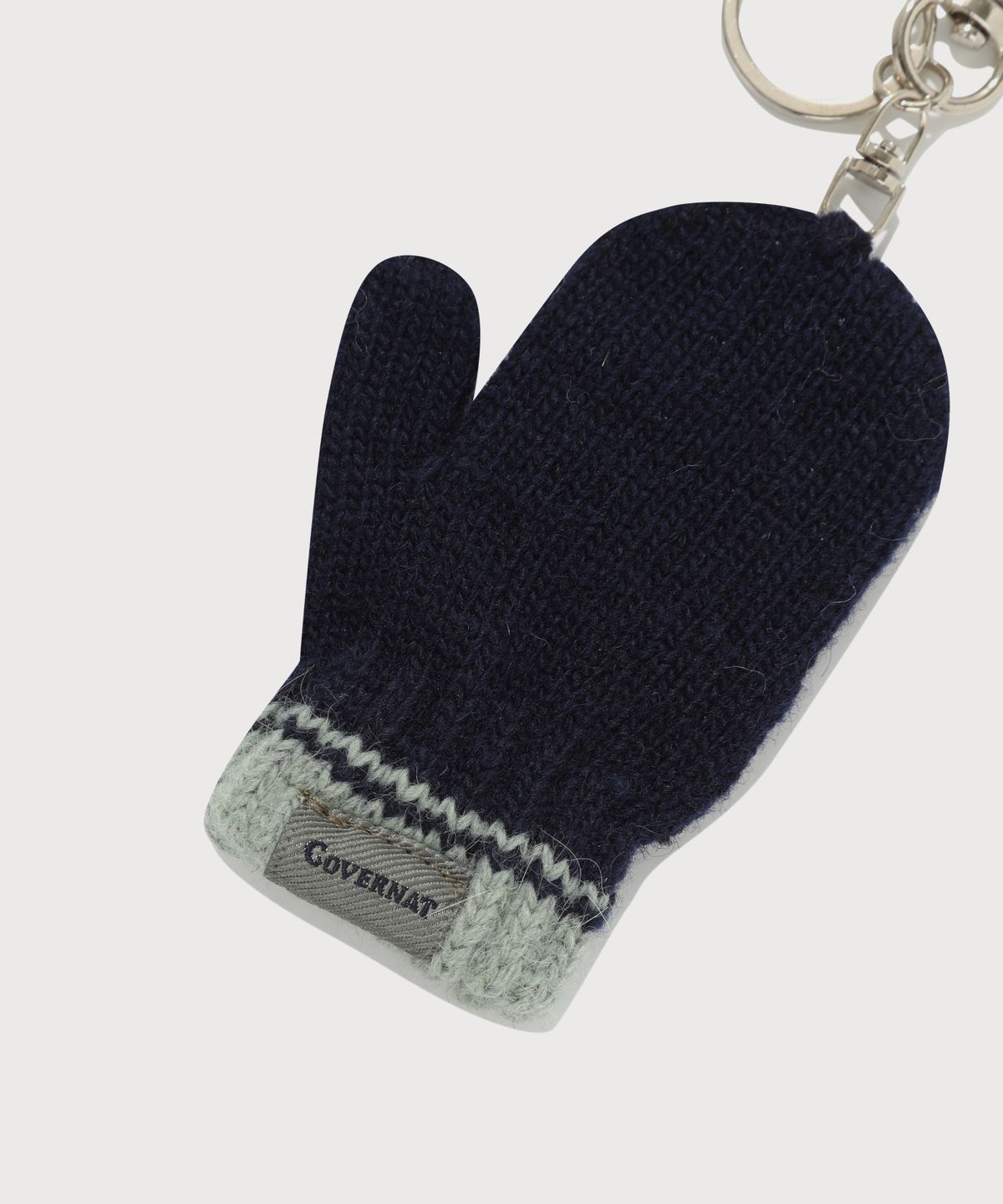 커버낫(COVERNAT) C로고 글러브 니트 키링 Navy