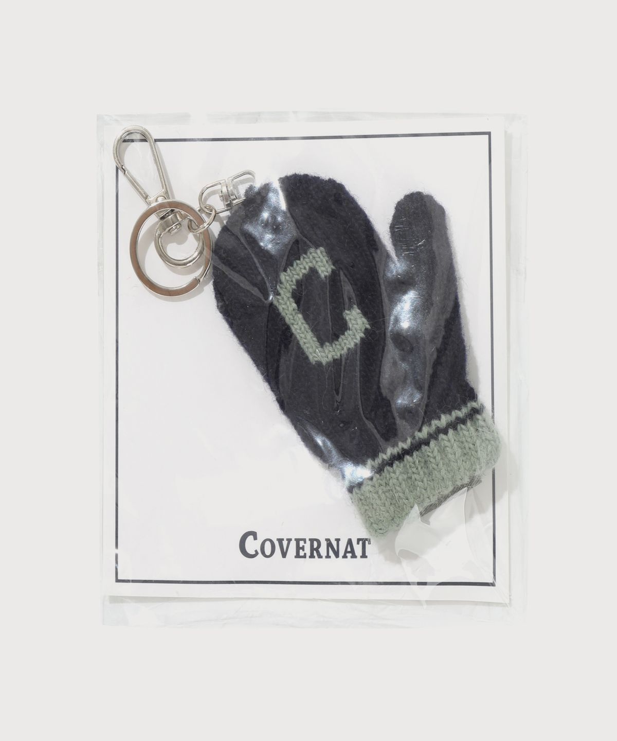 커버낫(COVERNAT) C로고 글러브 니트 키링 Navy