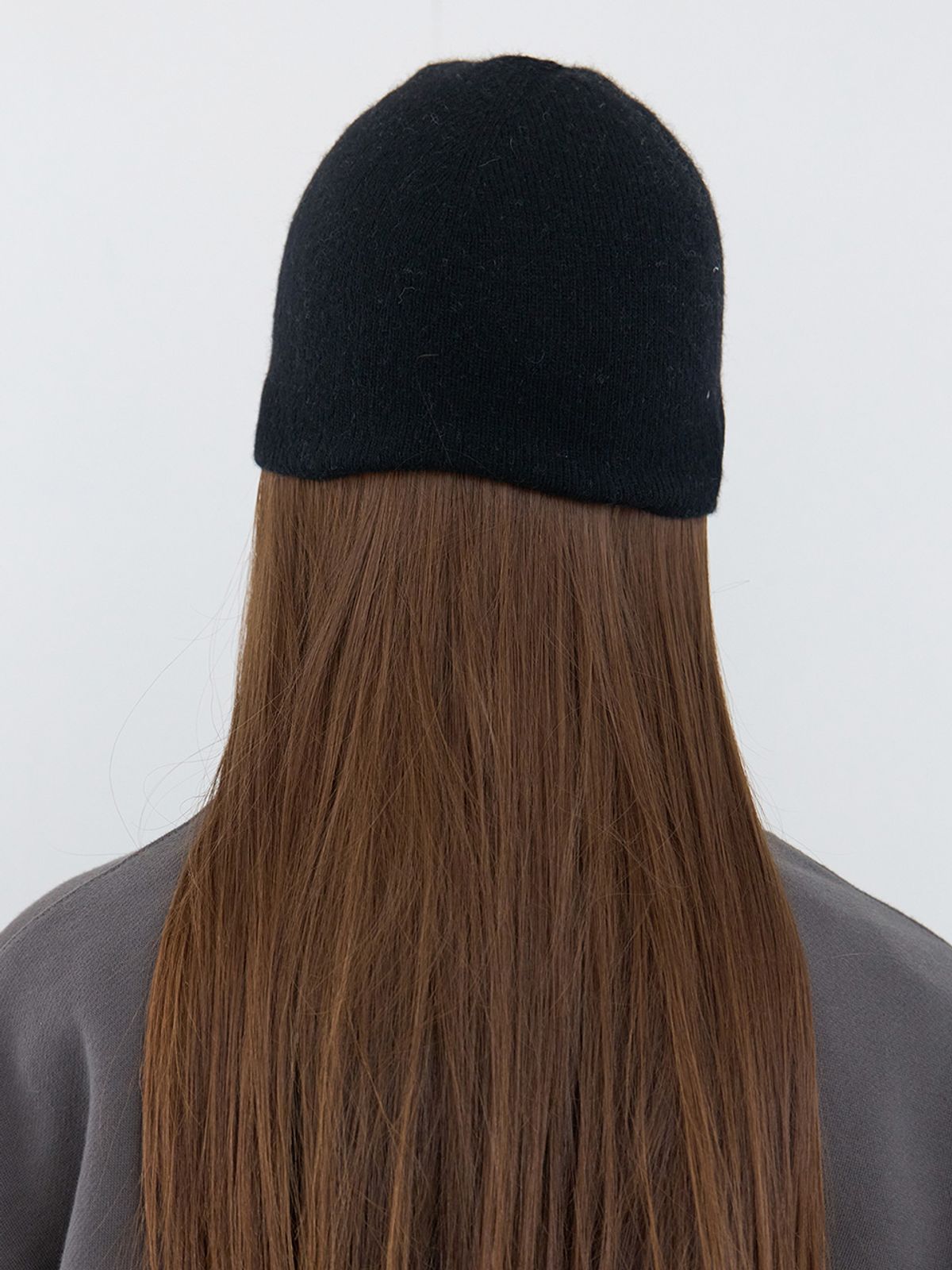 기준 맨(KIJUN MEN) Cash Blend Logo Beanie Black