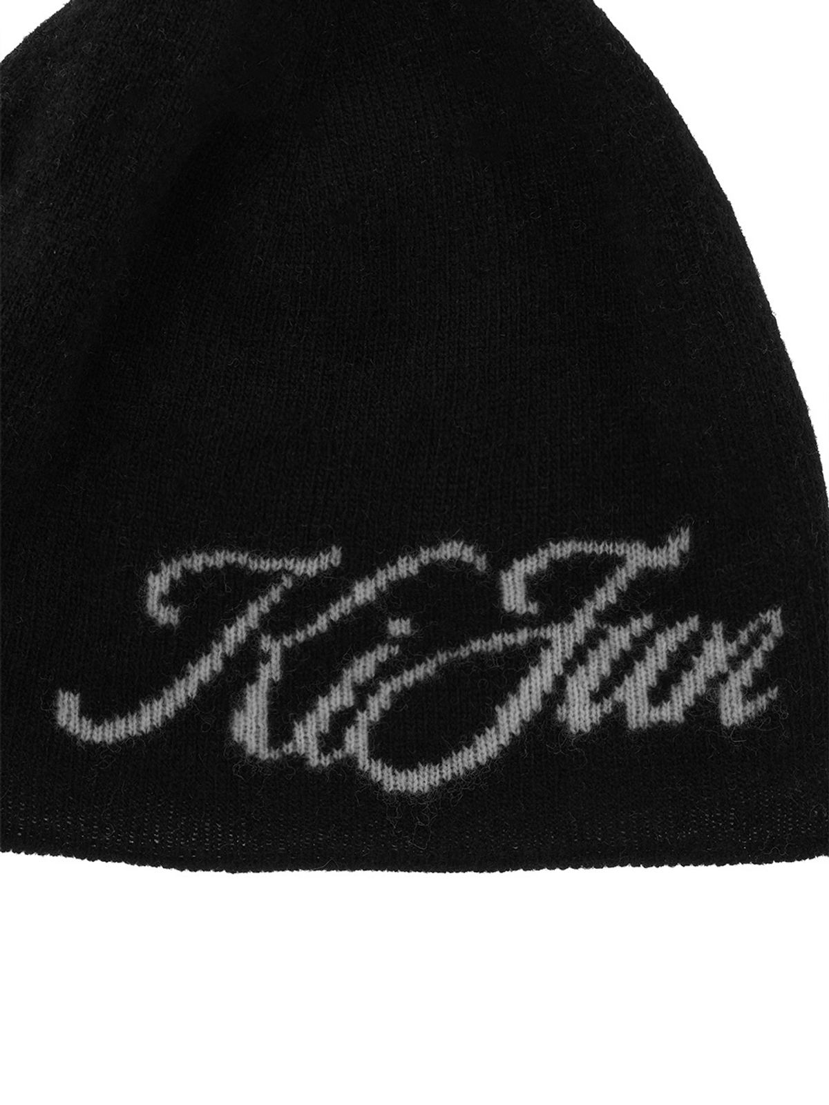 기준 맨(KIJUN MEN) Cash Blend Logo Beanie Black