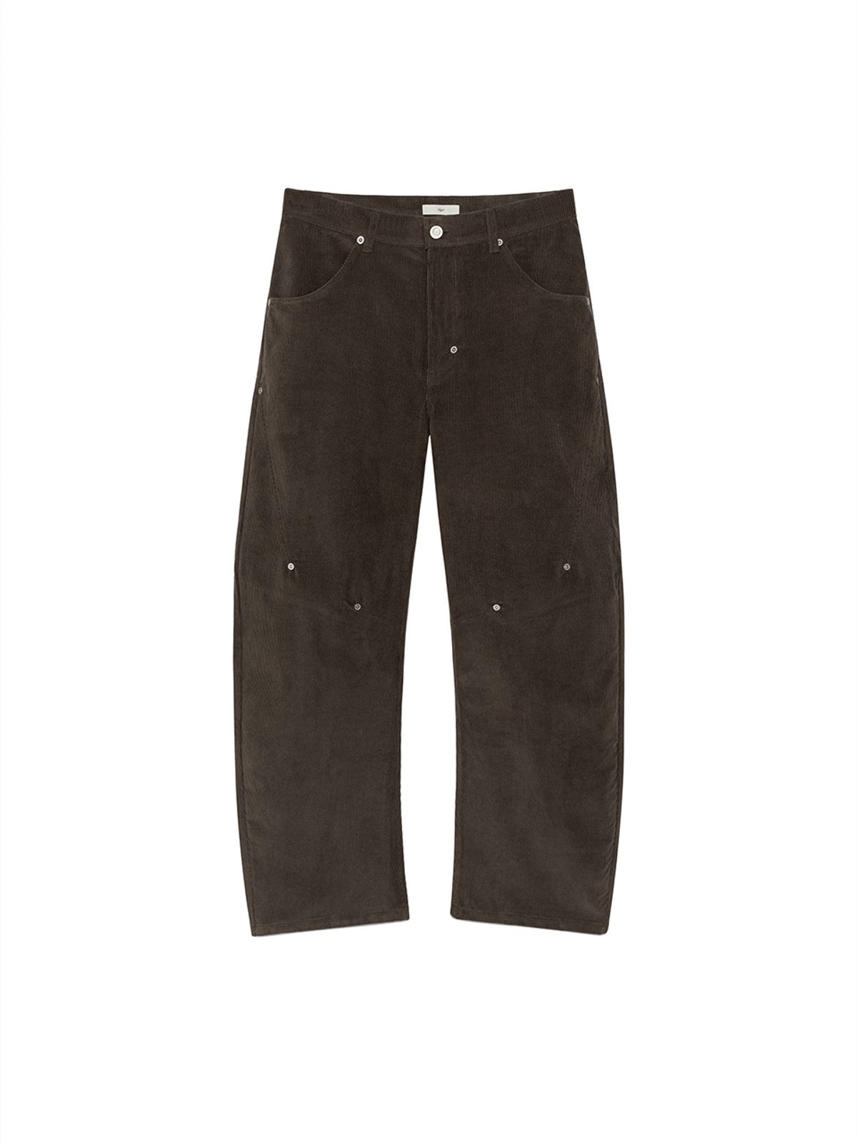 기준 맨(KIJUN MEN) Explorer Studded Corduroy Pants Brown