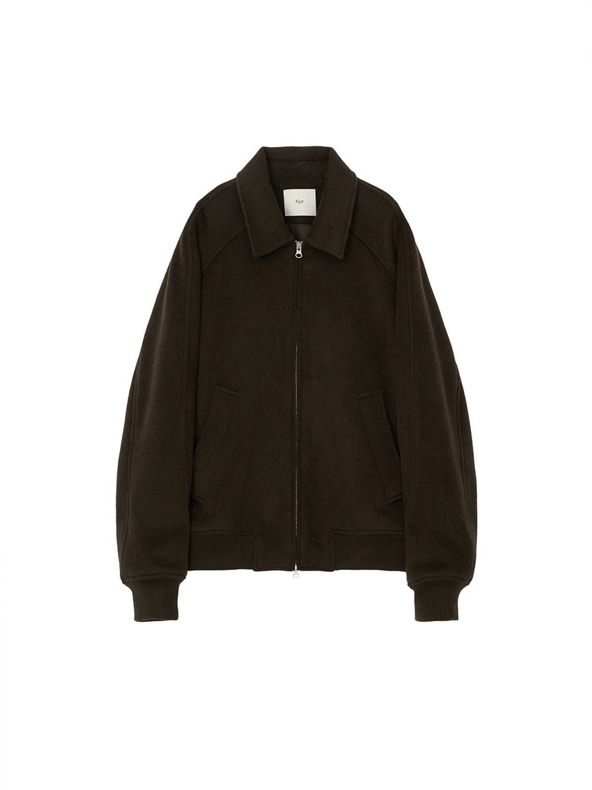 기준 맨(KIJUN MEN) Hairy Wool Blouson Brown