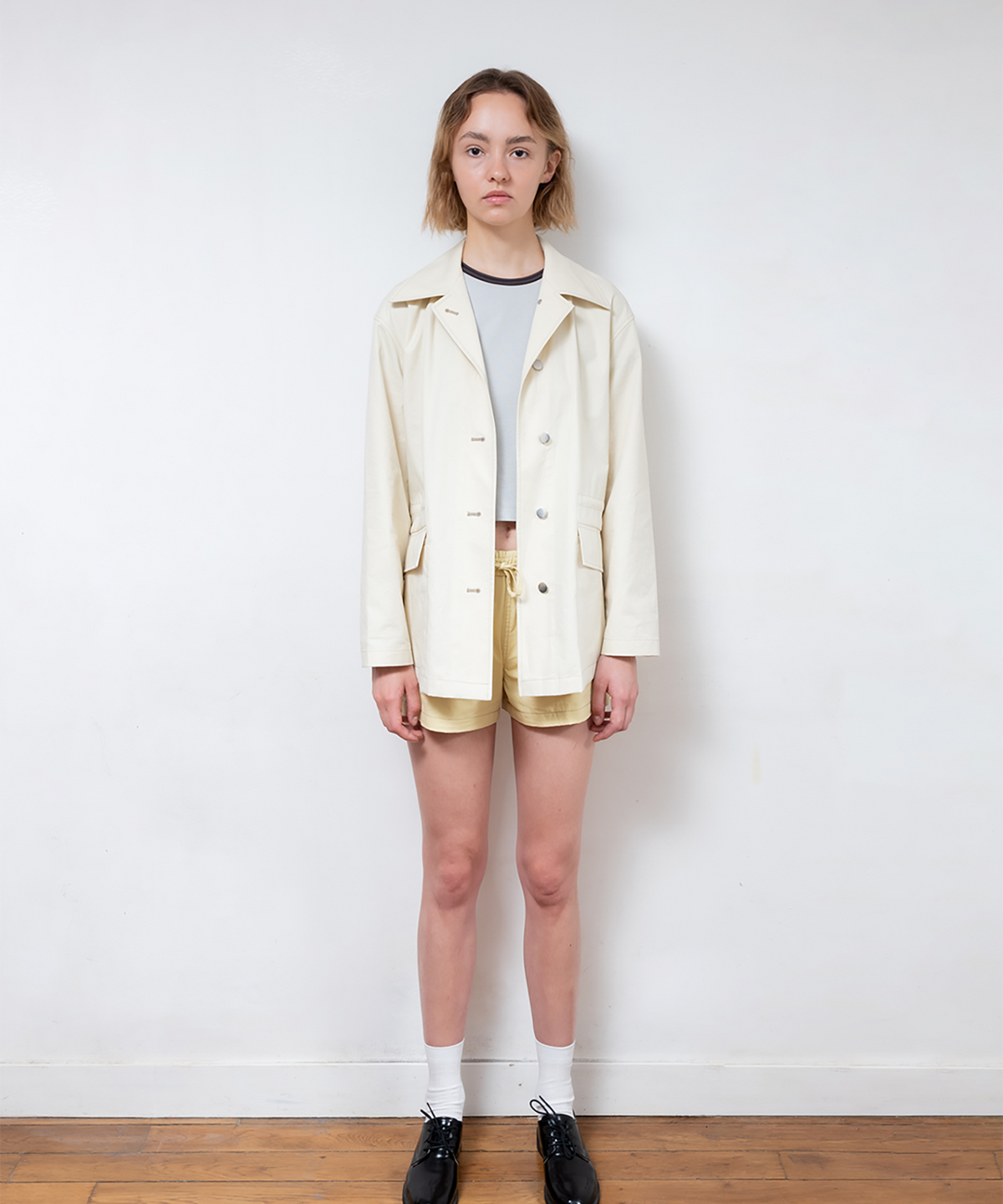 파버(FABEUR) COTTON WORK JACKET (CREAM)