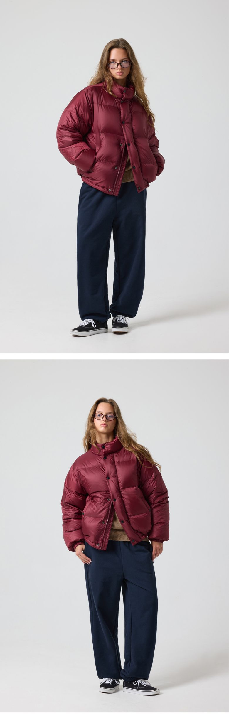 MUSINSA | URBANDTYPE 90s Classico Down Jacket_Burgundy