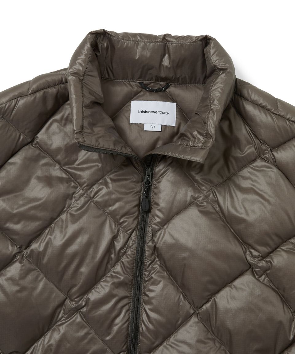 MUSINSA | thisisneverthat PERTEX® Light Down Vest Brown