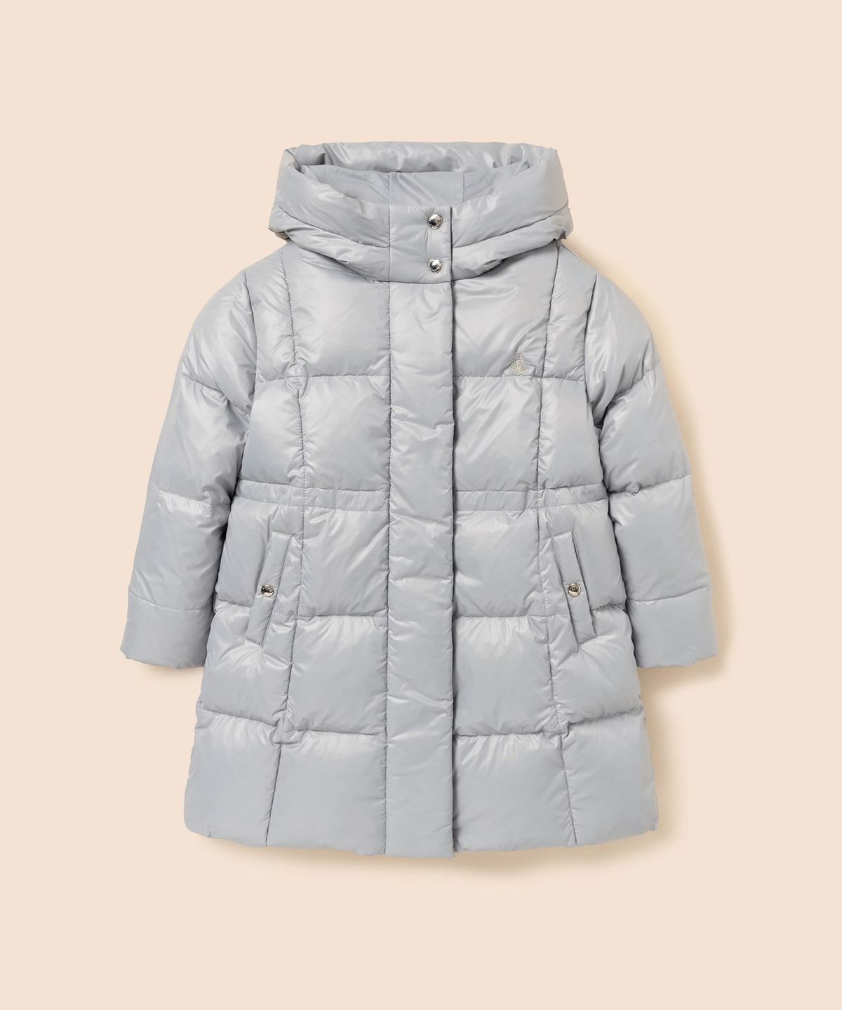 빈폴 키즈(BEANPOLE KIDS) 여아 덕다운 중경량 롱패딩  라이트 그레이 (BI5X38G022) (BI5X38G022)