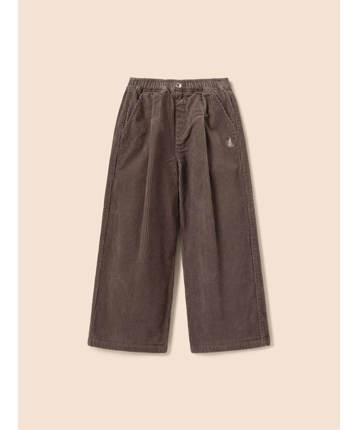 빈폴 키즈(BEANPOLE KIDS) 코듀로이 스판 핀턱 팬츠  브라운 (BI5X21G01D)