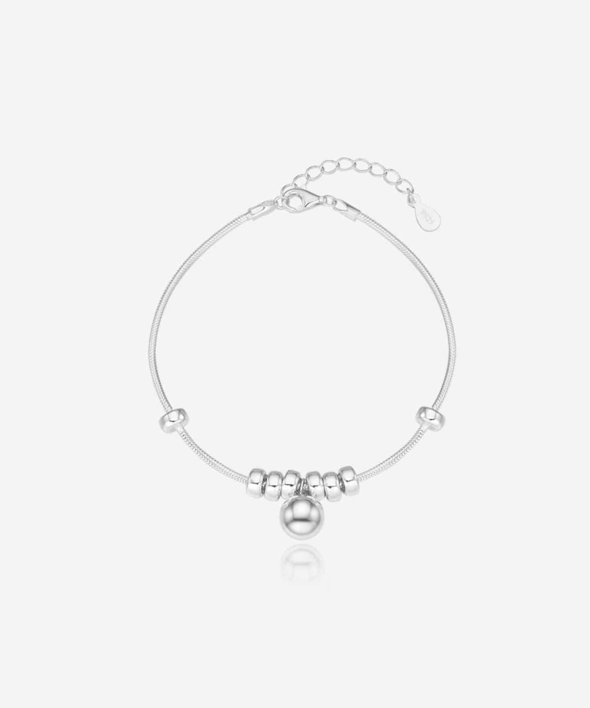 바라두(BARADU) 925 Silver ball rope bracelet