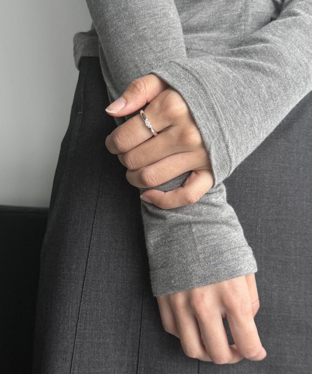 바라두(BARADU) 925 Eternal tri ring