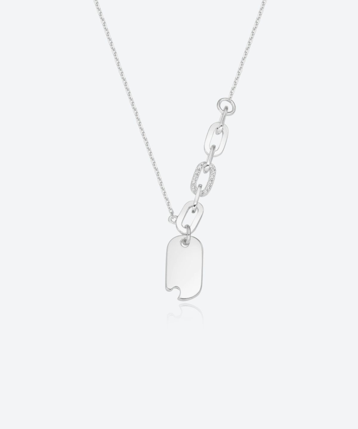 바라두(BARADU) 925 Tag clip necklace
