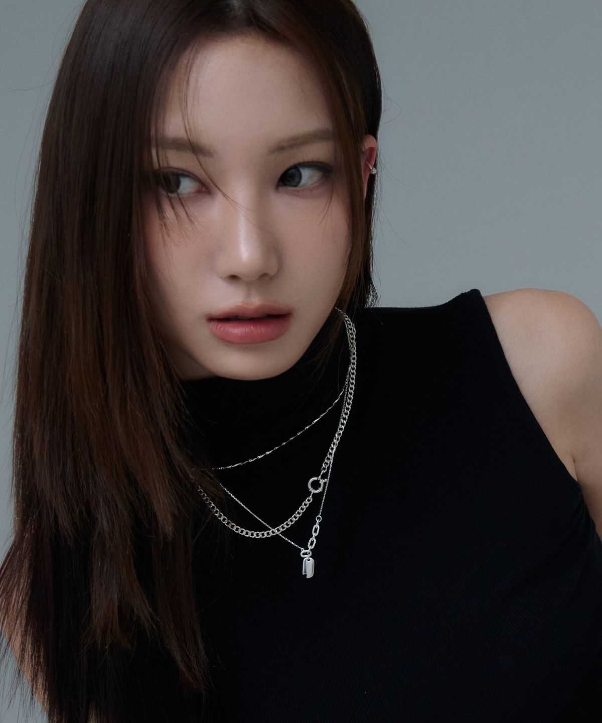 바라두(BARADU) 925 Tag clip necklace