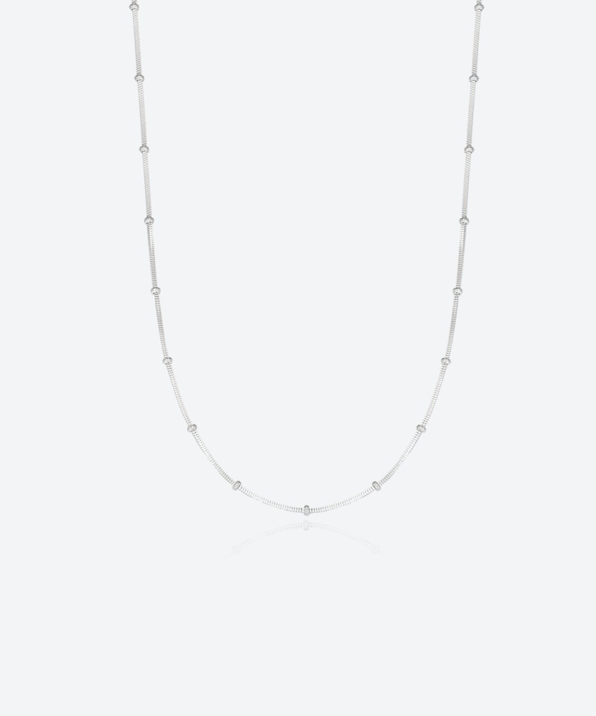 바라두(BARADU) 925 Flat miniball necklace