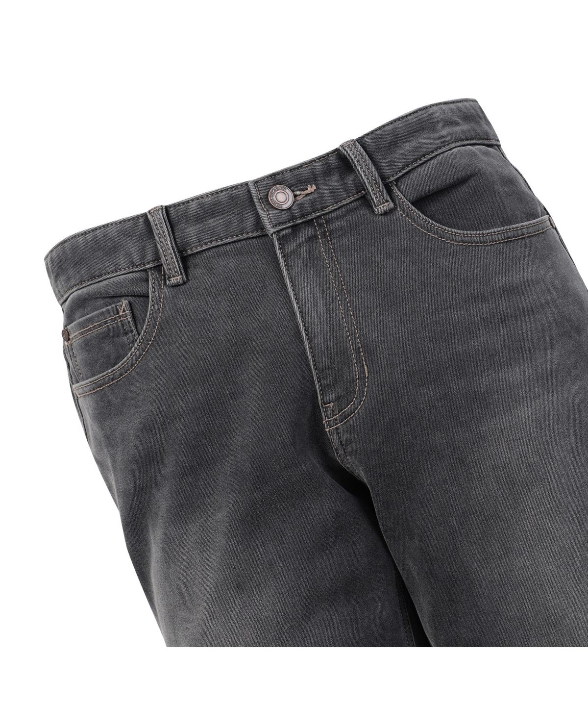 브렌우드(BRENTWOOD) 스탠다드핏 기모 그레이 데님 BRPDW25442GYX