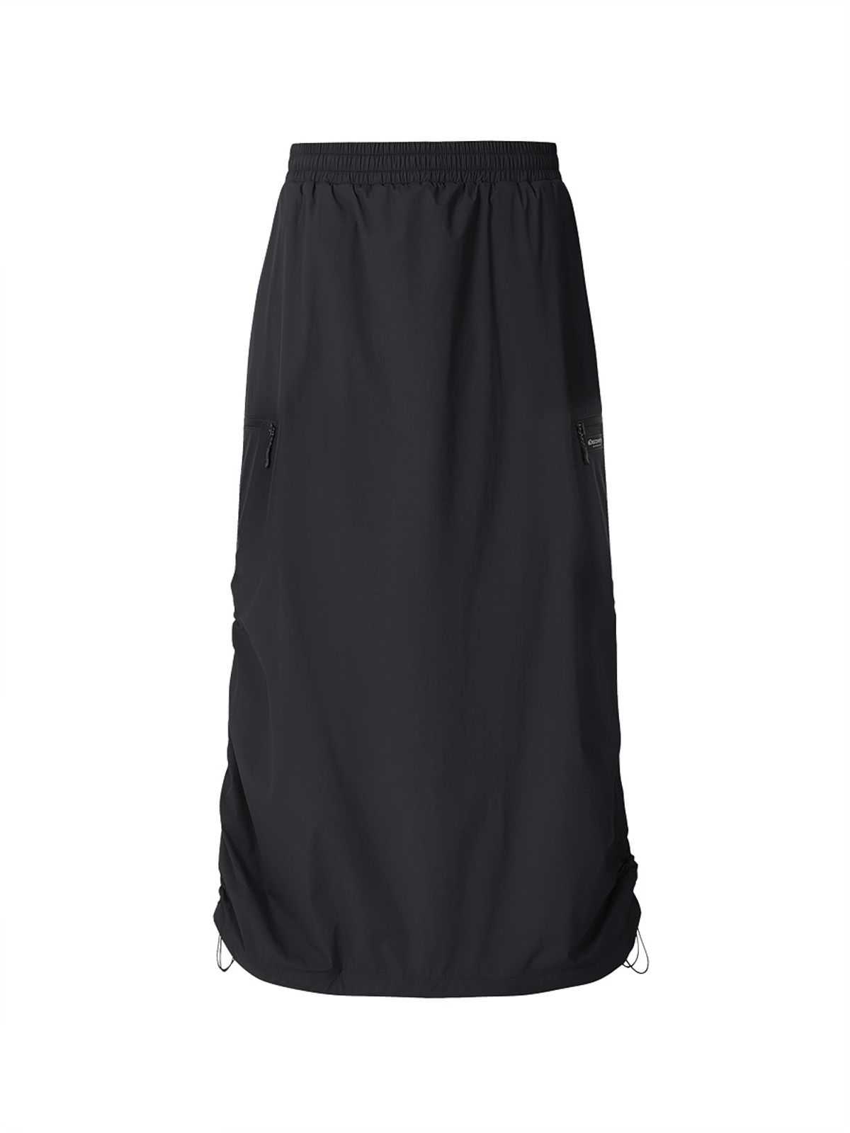 디스커버리 익스페디션(DISCOVERY EXPEDITION) 여성 메쉬기모 트레이닝 스커트 (BLACK)