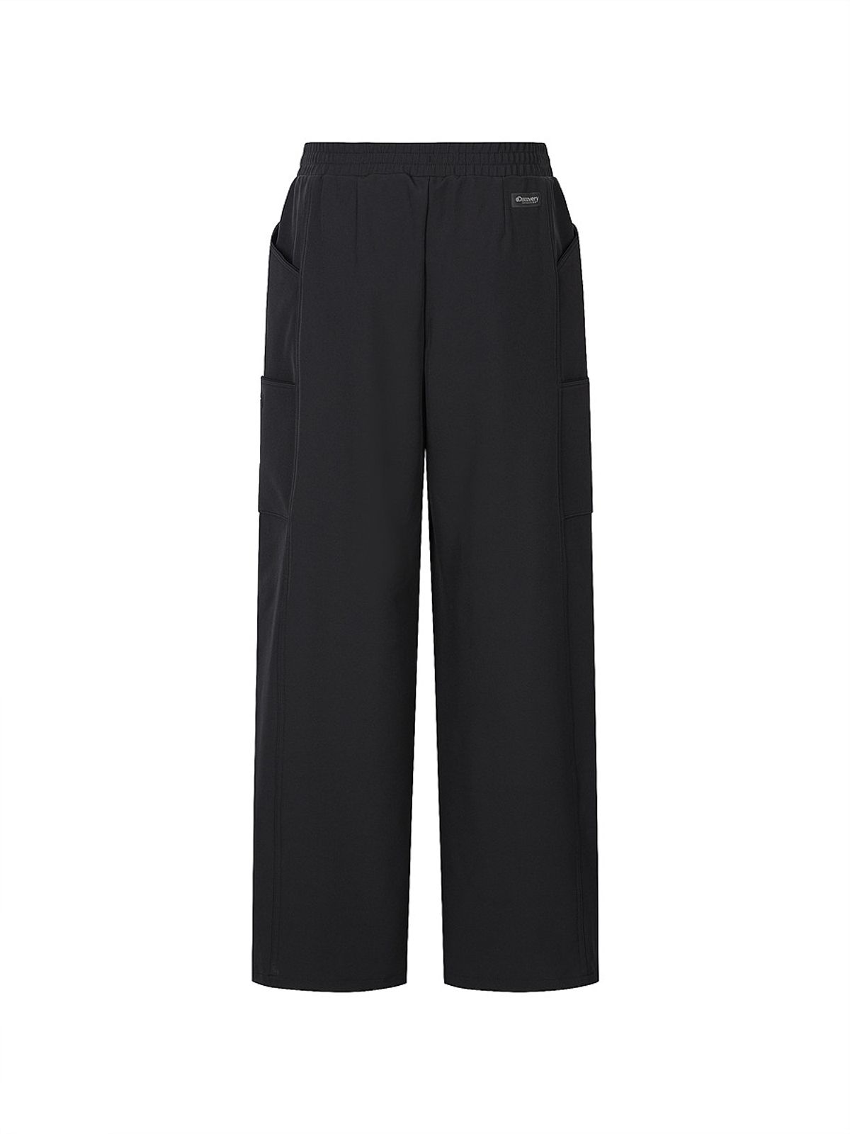 디스커버리 익스페디션(DISCOVERY EXPEDITION) 여성 3LAYER 본딩 트레이닝 스트링 팬츠 (BLACK)