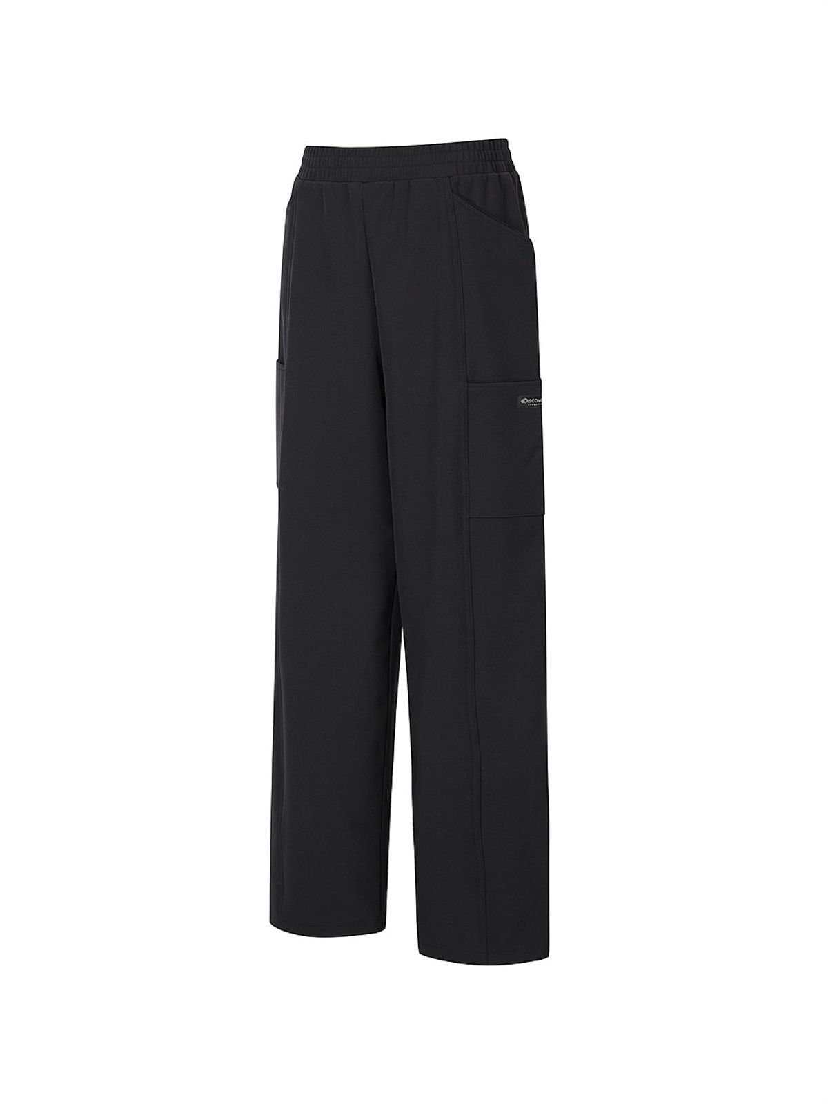 디스커버리 익스페디션(DISCOVERY EXPEDITION) 여성 3LAYER 본딩 트레이닝 스트링 팬츠 (BLACK)