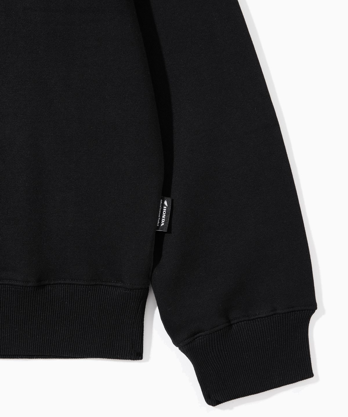 핍스 모터사이클(PHYPS MOTORCYCLE) H-Tech Wing Stitch Quilting Crewneck Black