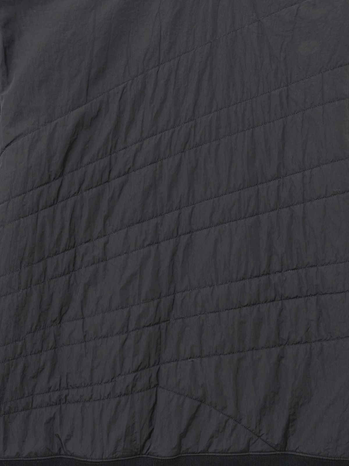 핍스 모터사이클(PHYPS MOTORCYCLE) H-Tech Wing Stitch Quilting Crewneck Black