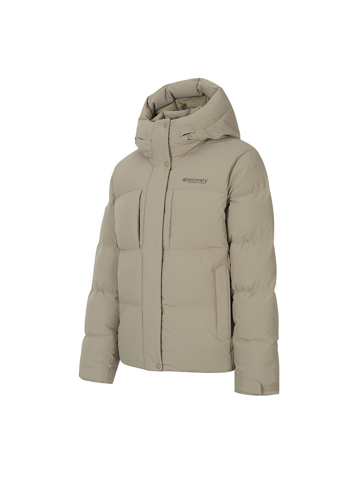 디스커버리 익스페디션(DISCOVERY EXPEDITION) 여성 레스터G 구스다운 숏패딩 (BEIGE)