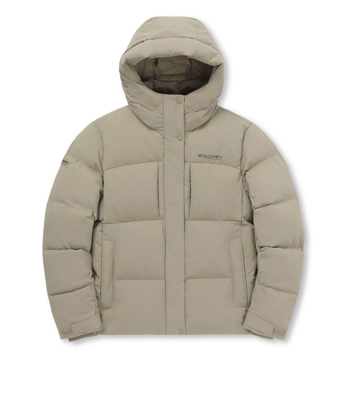 디스커버리 익스페디션(DISCOVERY EXPEDITION) 여성 레스터G 구스다운 숏패딩 (BEIGE)