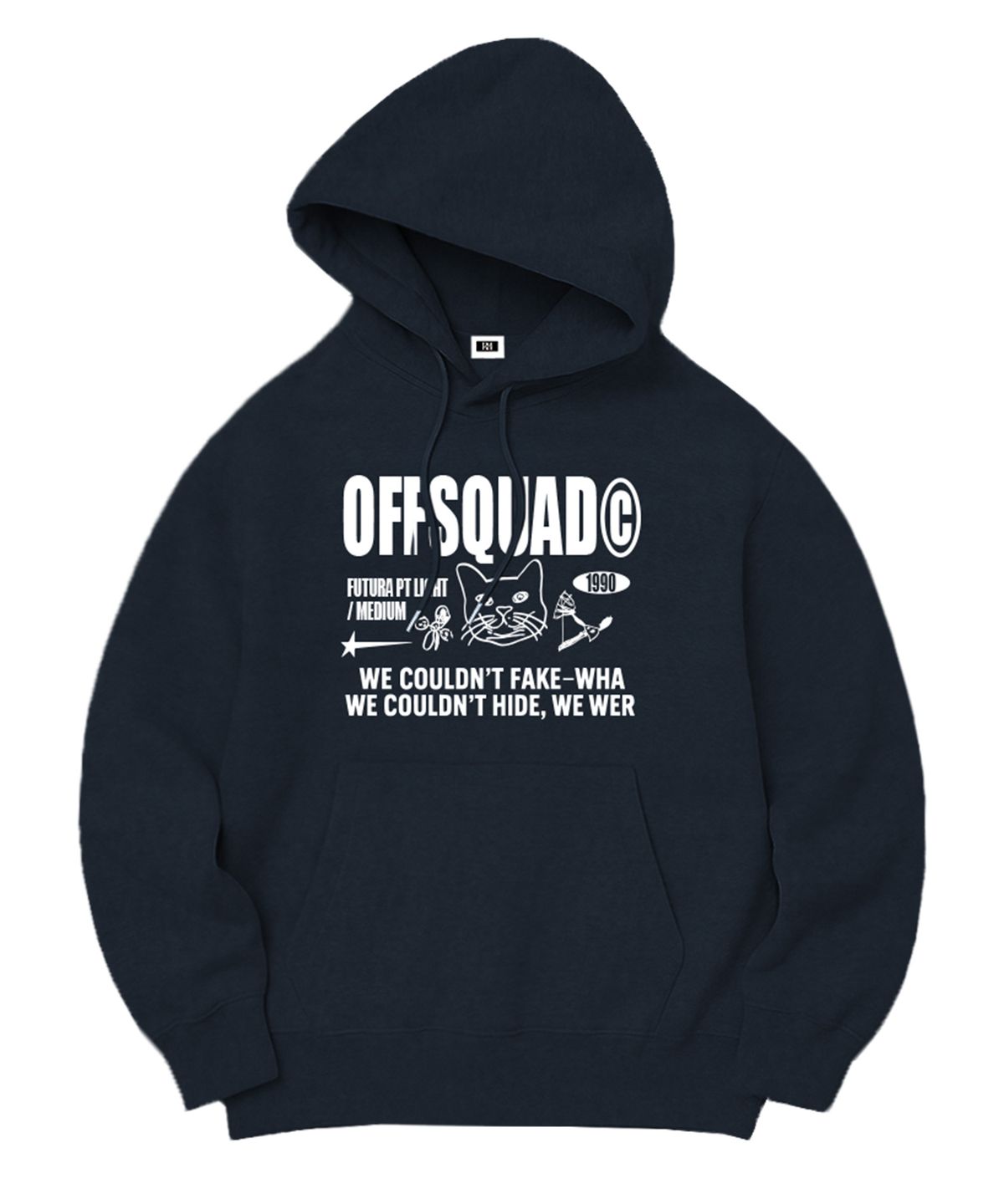 랜덤오프(RANDOMOFF) OFF SQUAD OVER FIT HOODIE (5color)