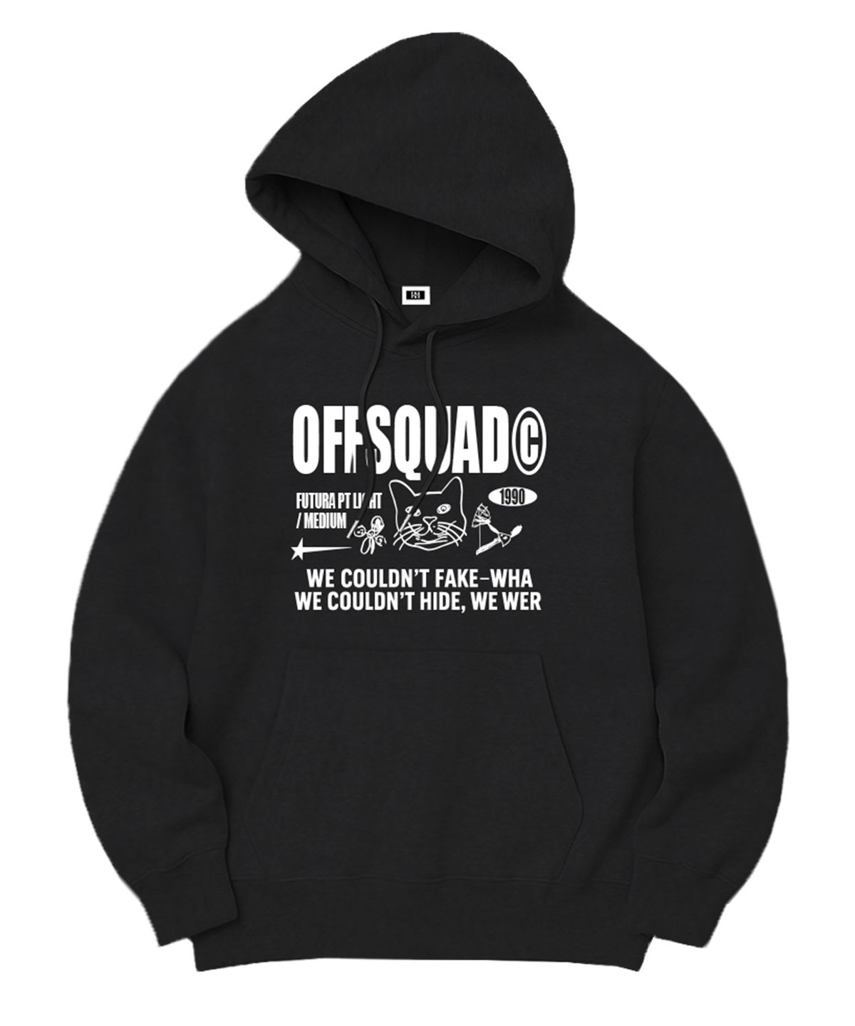 랜덤오프(RANDOMOFF) OFF SQUAD OVER FIT HOODIE (5color)