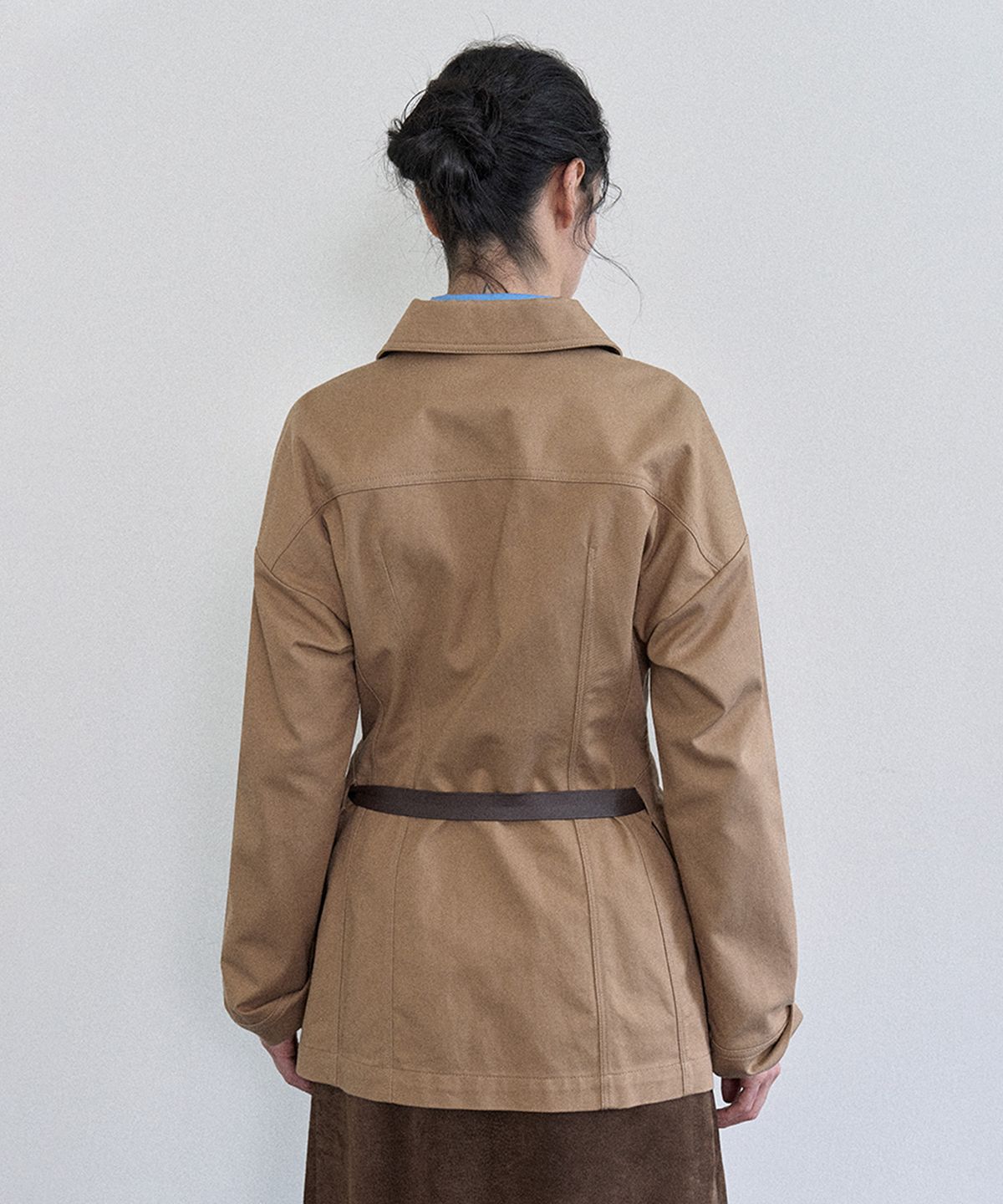 필로트(PELOTE) 이치멘 코튼 사파리 자켓 (Beige)