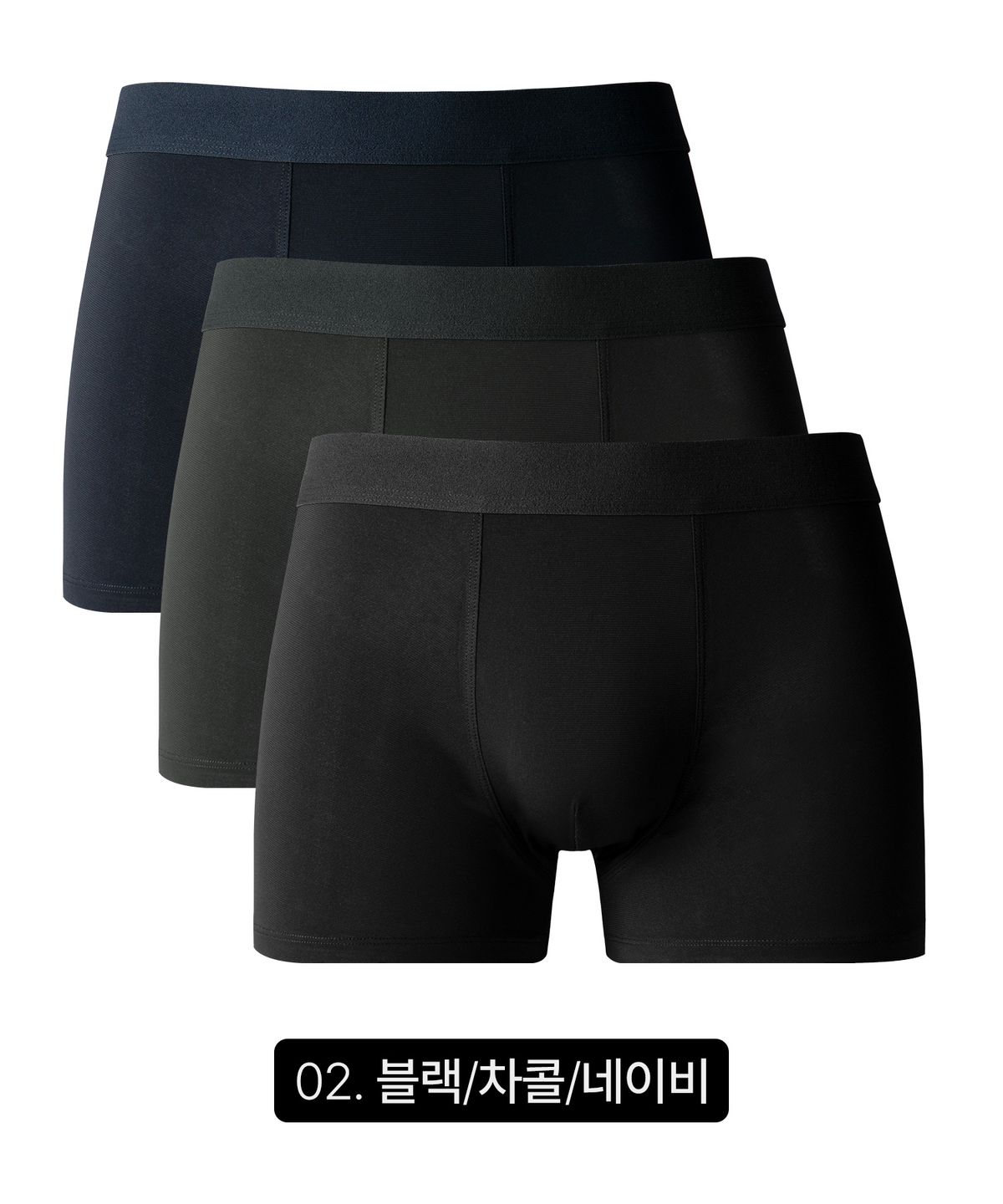 언탭트 스튜디오(UNTAPPED STUDIO) [3PACK]남성 쿨에어 스판 드로즈 3Color