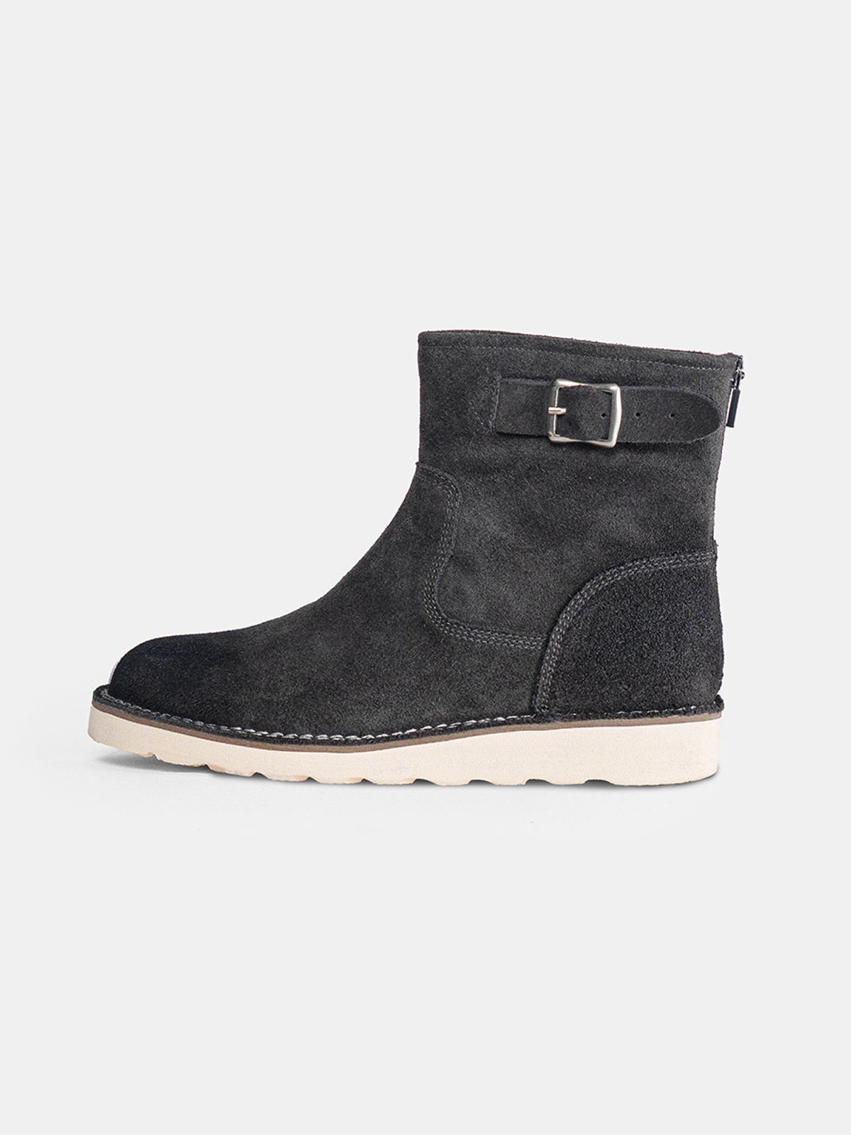 컬러콜라(COLOR COLLA) 60079 BK ZIP UP BOOTS_DIRTY WASHING
