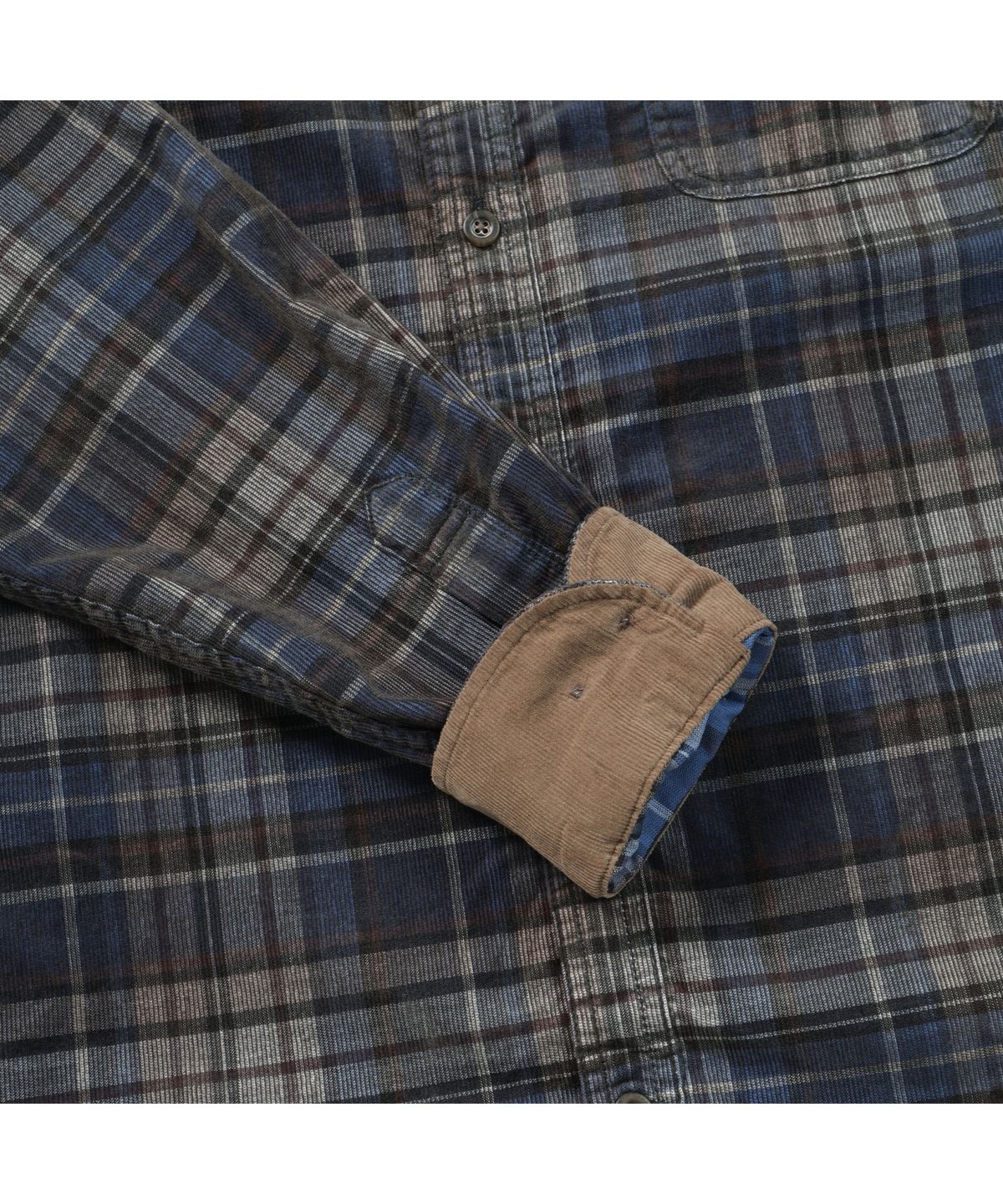 브렌우드(BRENTWOOD) 체크 코듀로이 캐주얼셔츠 BRSAW25553BUX