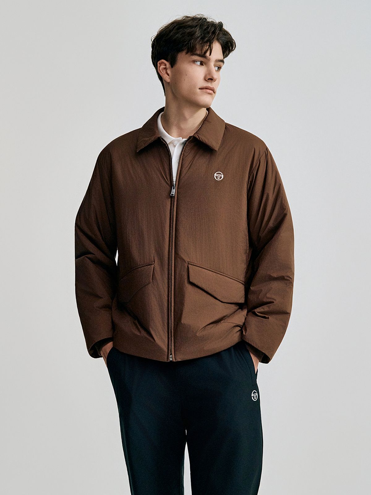 세르지오 타키니(SERGIO TACCHINI) M 쿠쉬라이트 초경량패딩 (D.Brown)