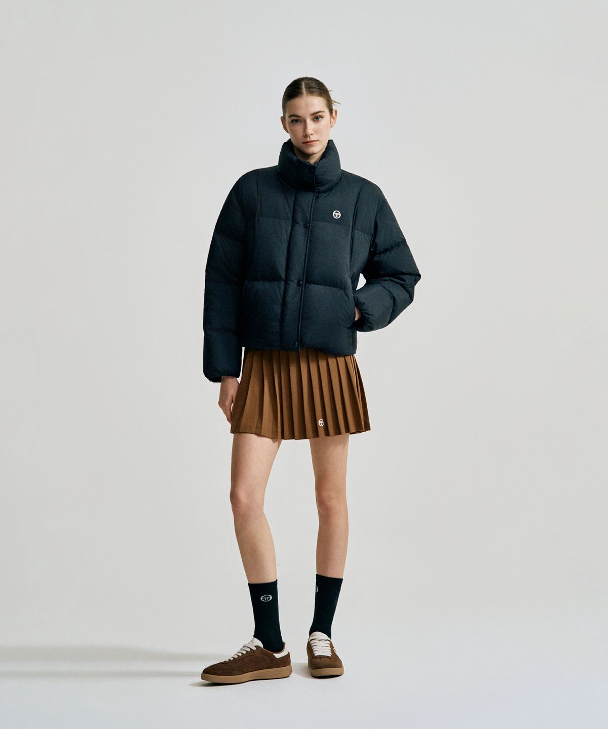 세르지오 타키니(SERGIO TACCHINI) W 쿠쉬웜 다운점퍼 (Black)