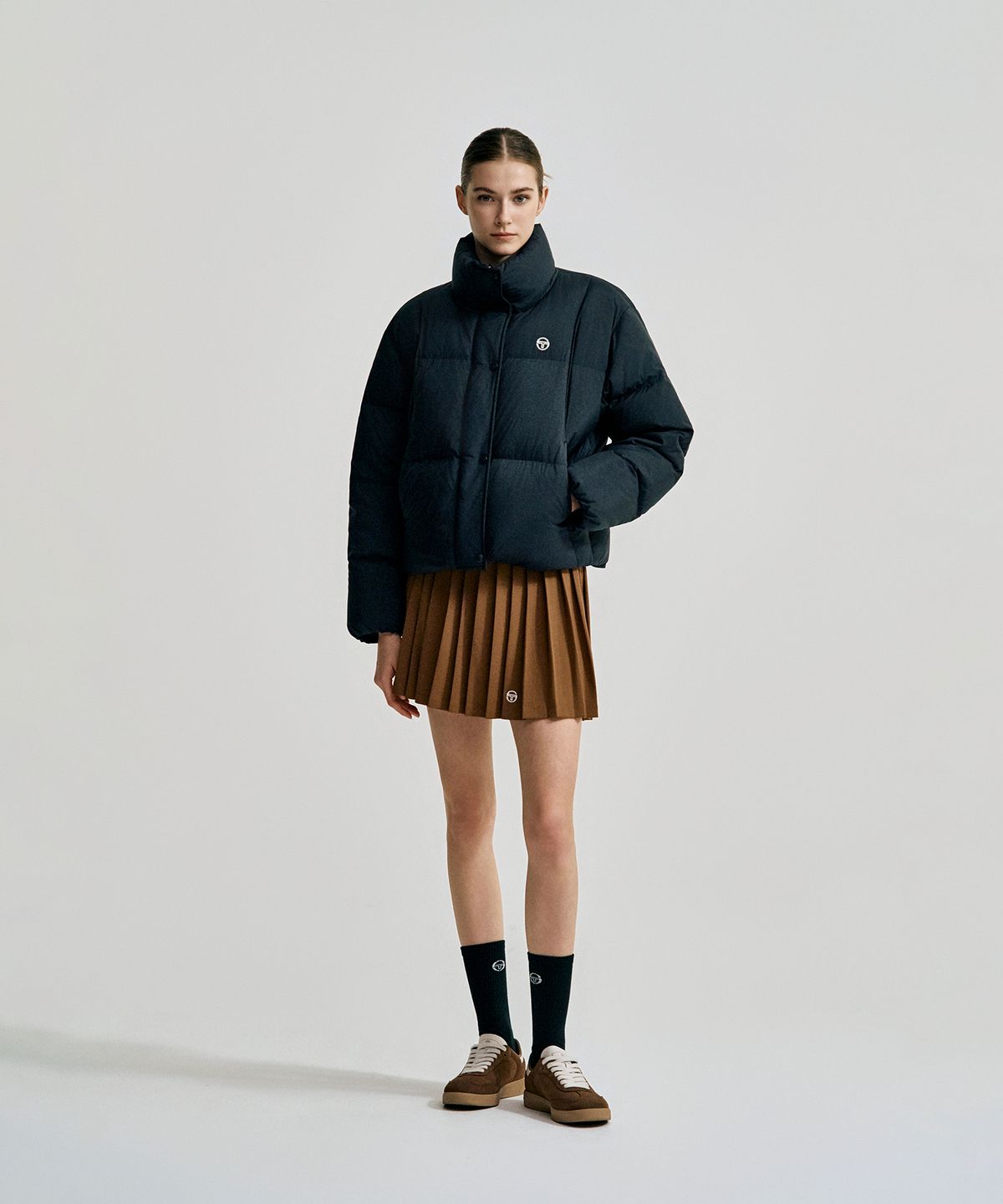 세르지오 타키니(SERGIO TACCHINI) W 쿠쉬웜 다운점퍼 (Black)