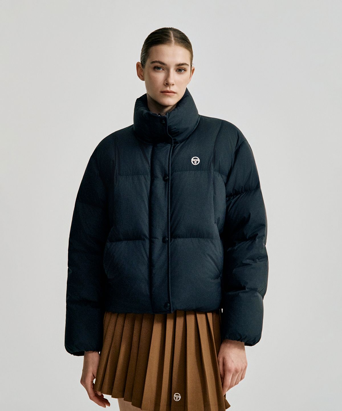 세르지오 타키니(SERGIO TACCHINI) W 쿠쉬웜 다운점퍼 (Black)
