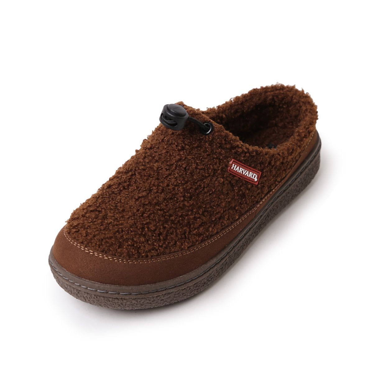 하버드 슈즈(HARVARD SHOES) 아담 겨울 털 방한 슬립온 방한화 데일리 털운동화 캠핑 블로퍼 브라운