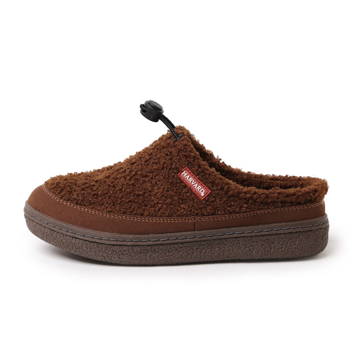 하버드 슈즈(HARVARD SHOES) 아담 겨울 털 방한 슬립온 방한화 데일리 털운동화 캠핑 블로퍼 브라운
