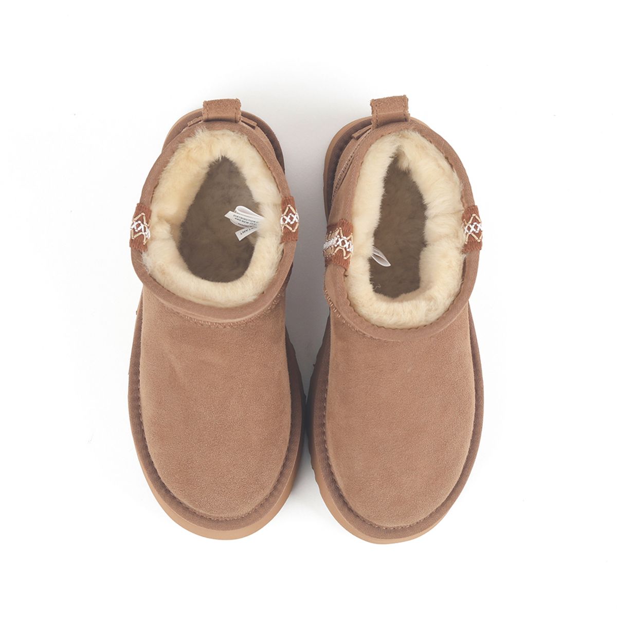 오즈어그웨어(OZ UGG WEAR) 어덜트 시드니 플랫폼 울트라 미니부츠 브라운