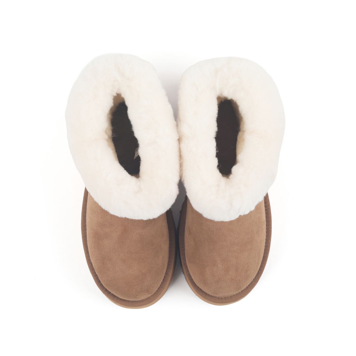 오즈어그웨어(OZ UGG WEAR) 어덜트 메이브 플랫폼 미니부츠 브라운