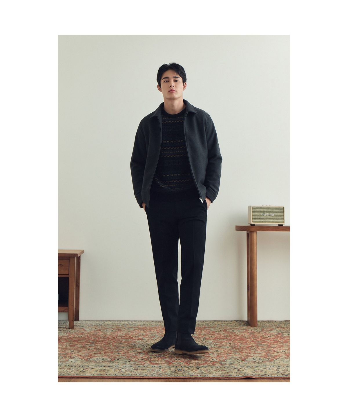 브렌우드(BRENTWOOD) [셀렉션] 컴포트 심플 트러커 BRUAW25851GYD