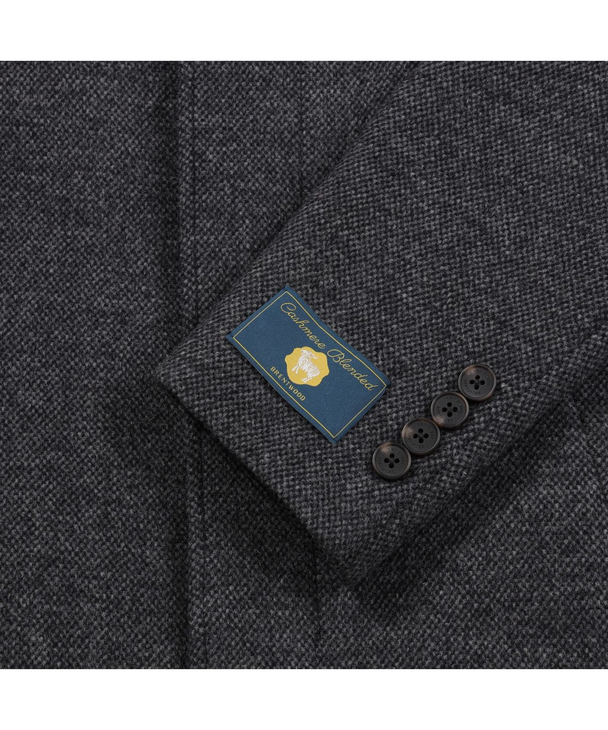 브렌우드(BRENTWOOD) 칼라 FUR 울/캐시미어 블렌디드 코트 BRCBW25641GYX