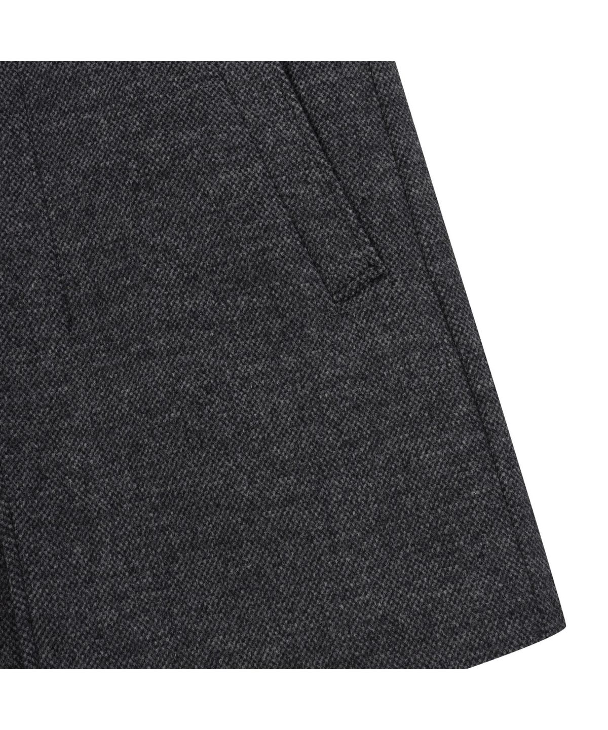 브렌우드(BRENTWOOD) 칼라 FUR 울/캐시미어 블렌디드 코트 BRCBW25641GYX