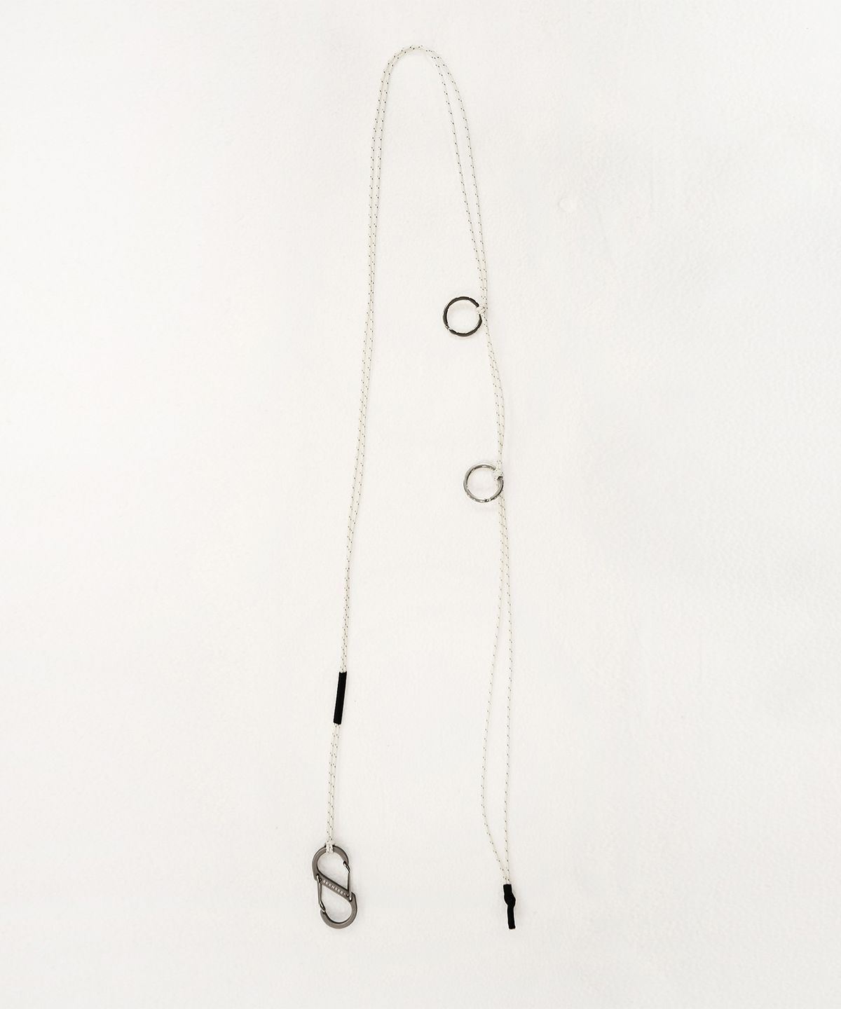 씬(SEEN) CARABINER CORD BELT (White)