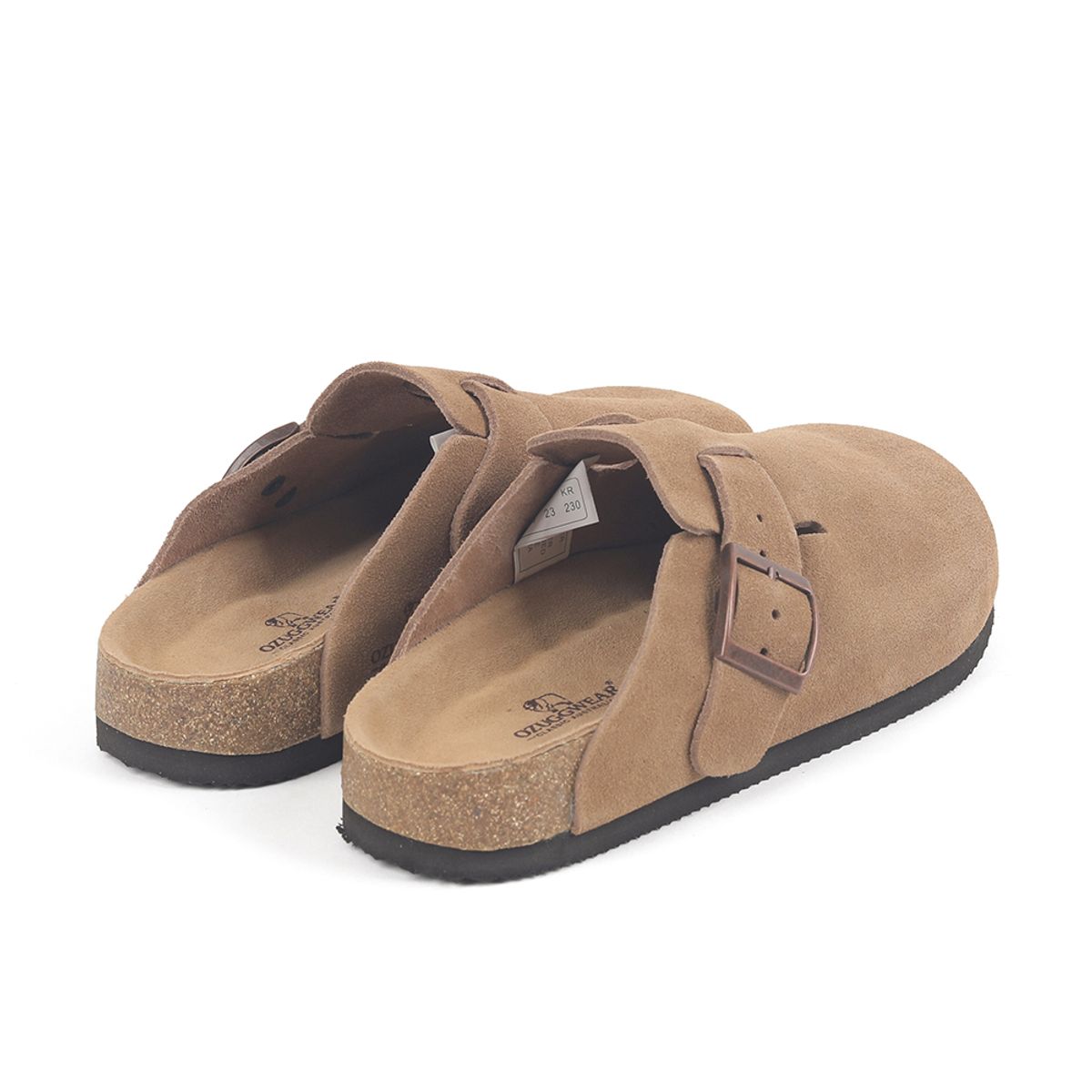 오즈어그웨어(OZ UGG WEAR) 어덜트 소프트 풋베드 슬리퍼 탄